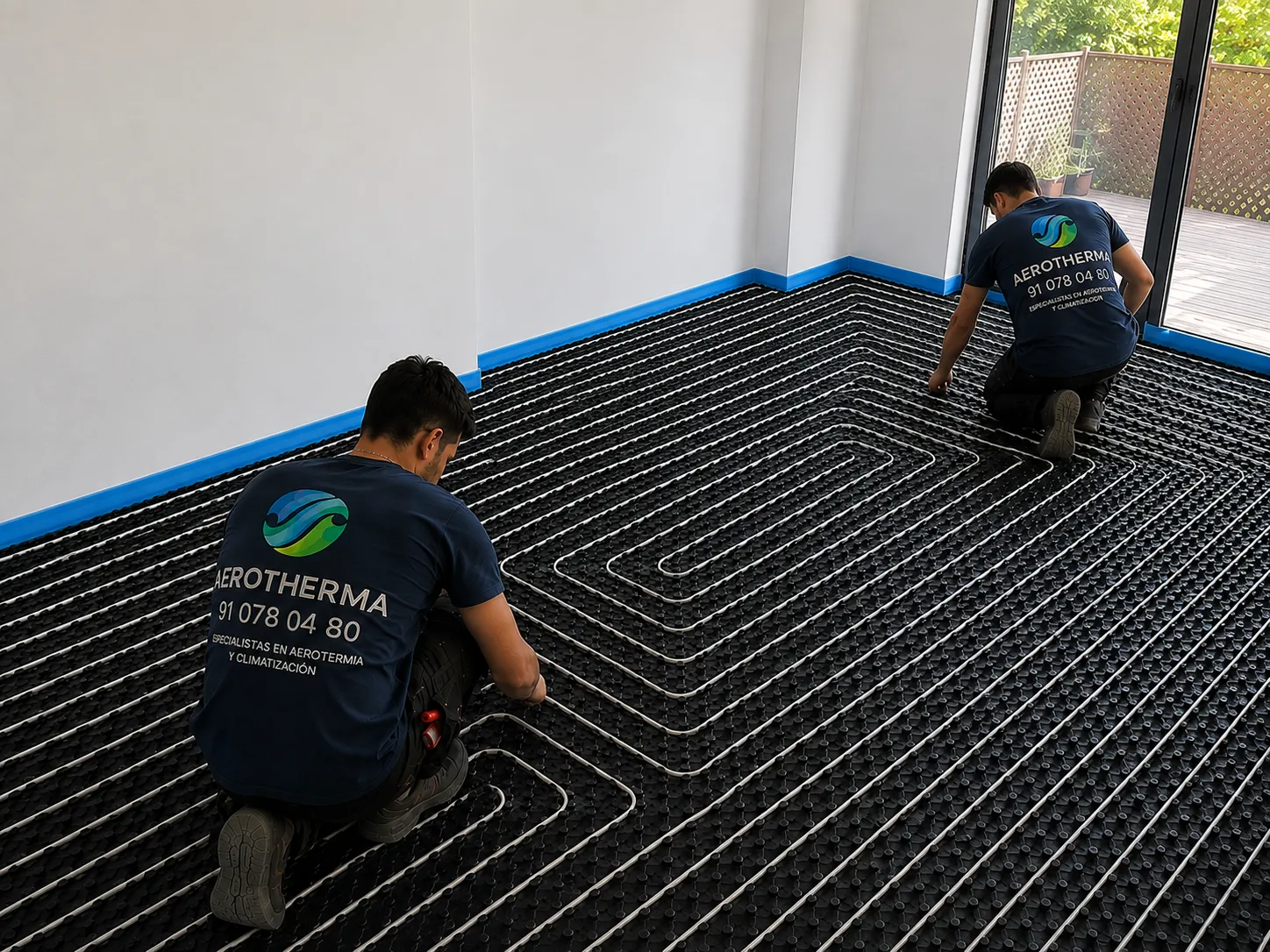 Instalacion de suelo radiante